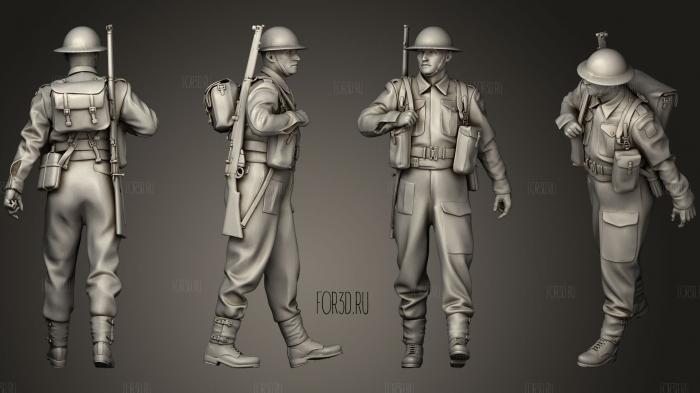 British Soldiers 215 3d Stl Model For Cnc 